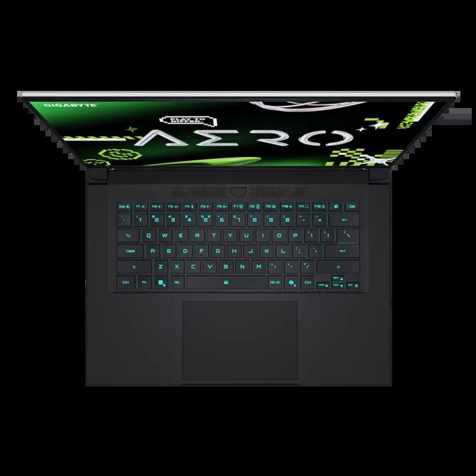 ноутбук Gigabyte Aero X16 с подсветкой клавиатуры