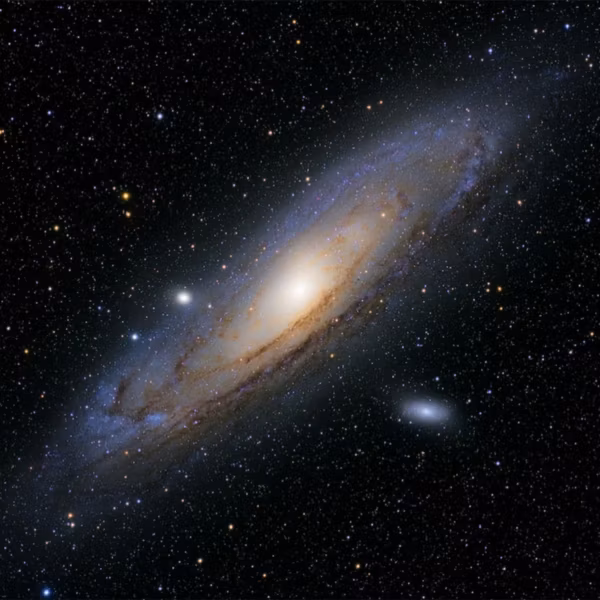 Млечный путь и спутники галактики Андромеды