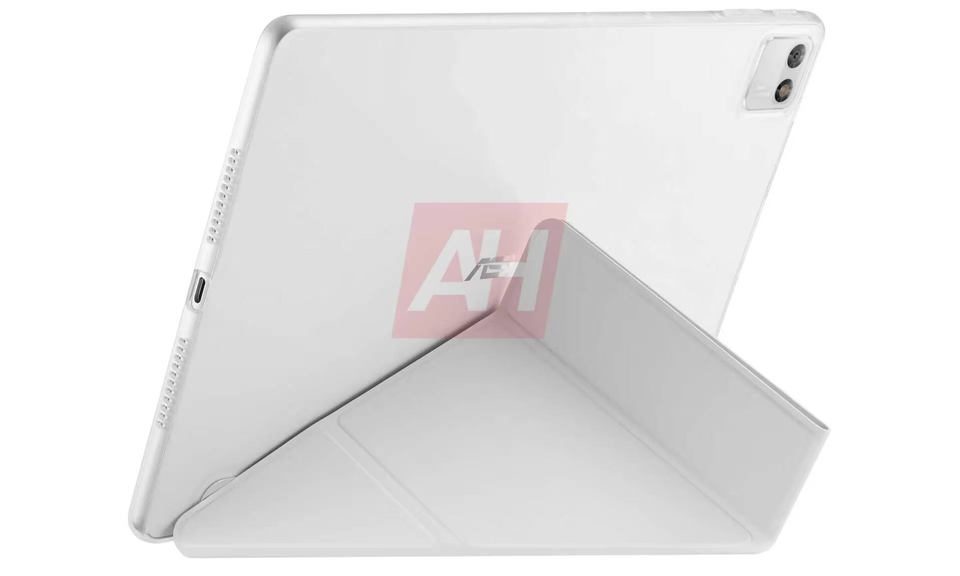 Планшет Asus с двумя дисплеями и белым корпусом
