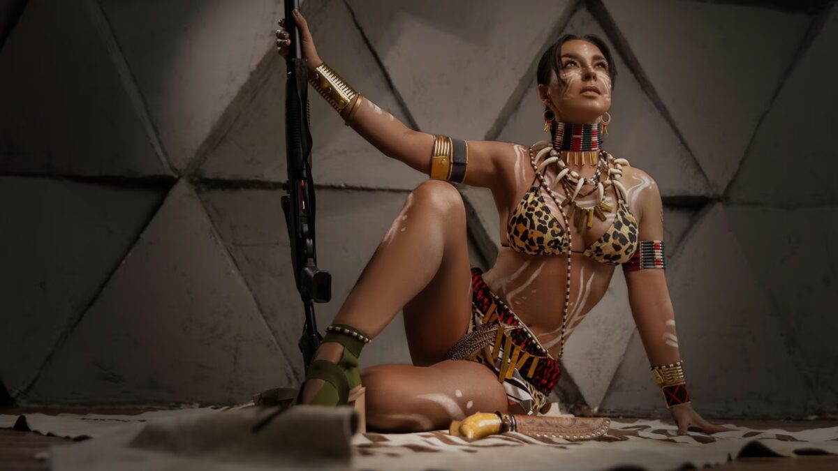 российская модель косплей шева аломар Resident Evil образ