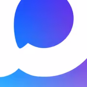 Логотип Cloudflare с градиентным фоном. В центре изображён синий круг