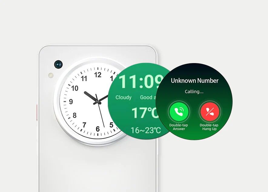 Смартфон Bigme HiBreak Dual с двумя экранами и циферблатом