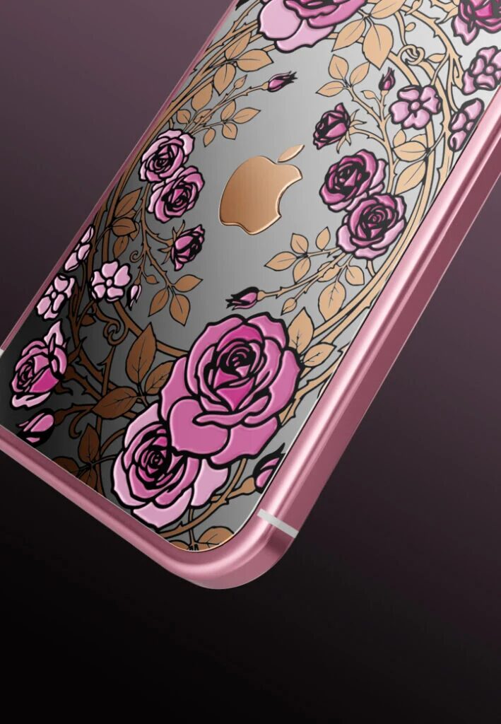 Розовый iPhone 17 Pro Rose Collection с цветочным дизайном