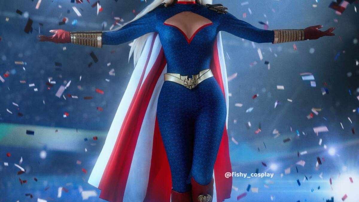 Косплей Хоумлендера из «Пацанов» женская версия