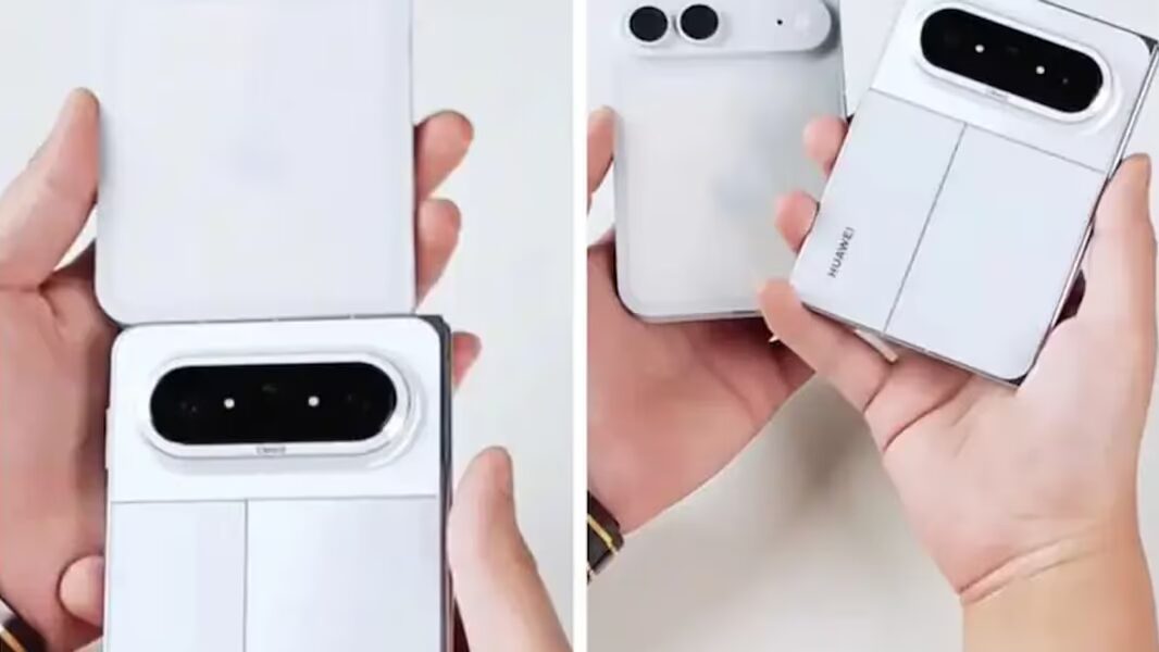 Huawei Pura X Max и макет iPhone Fold