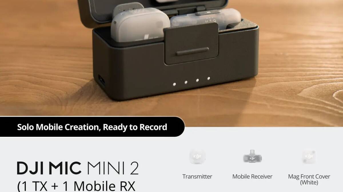 Чехол для DJI Mic Mini 2 и его содержимое