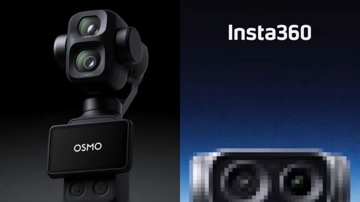 Камеры Insta360 Luna Ultra и Osmo отображение устройств