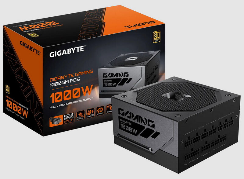 Gigabyte выпустила блоки питания Gaming до 1000 Вт