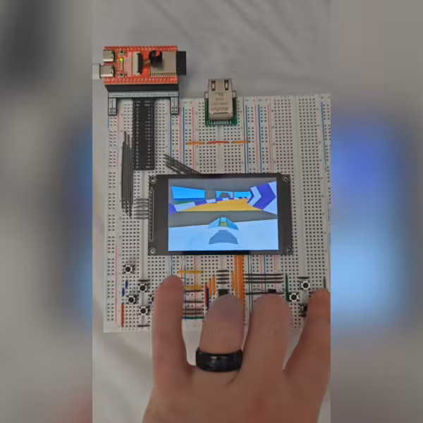 программируемый экран на макетной плате Wipeout ESP32-S3