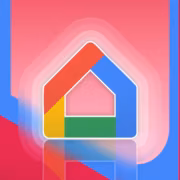 Логотип Google Home с графическими элементами и цветами