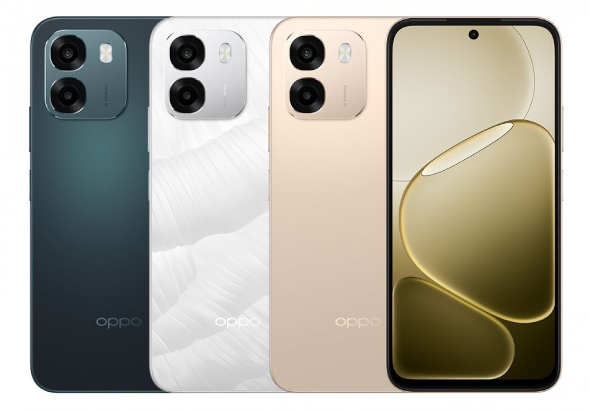 Четыре смартфона Oppo A6k с разными цветами