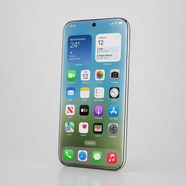 Liquid Glass Display на новом iPhone 13 Pro