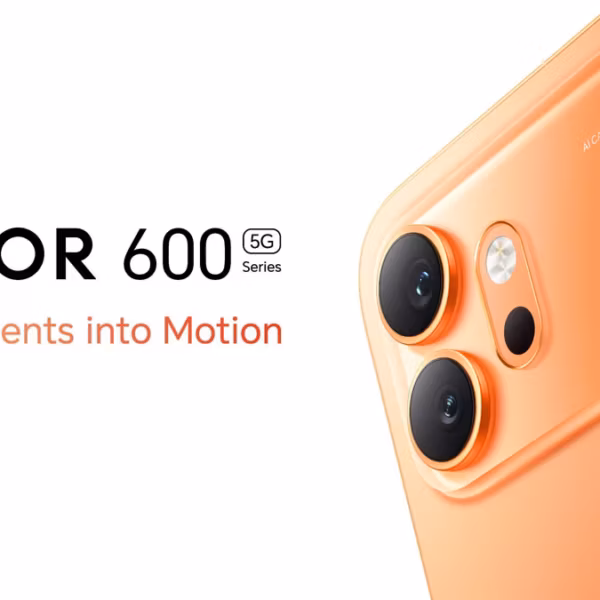 Рекламный баннер Honor 600 и 600 Pro камера и дизайн