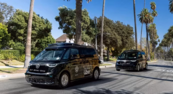 Uber тестирует беспилотные Volkswagen ID. Buzz в Лос-Анджелесе