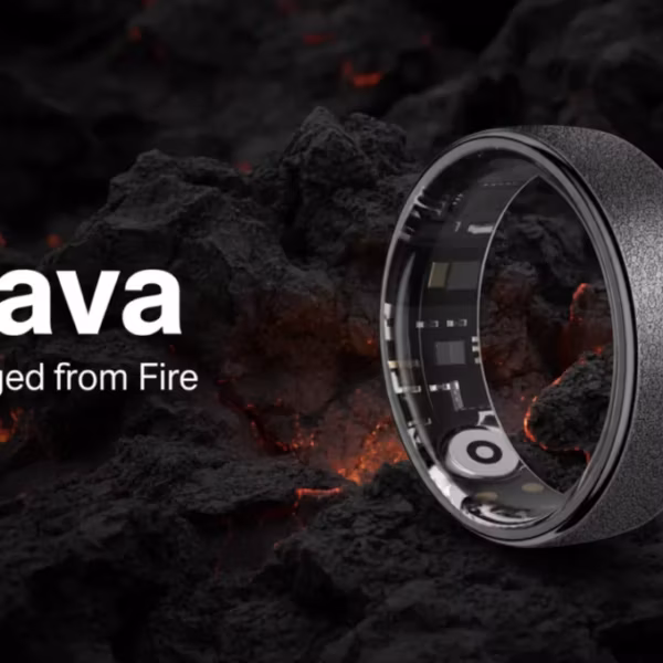 Умное кольцо Lava из титана с уникальным узором