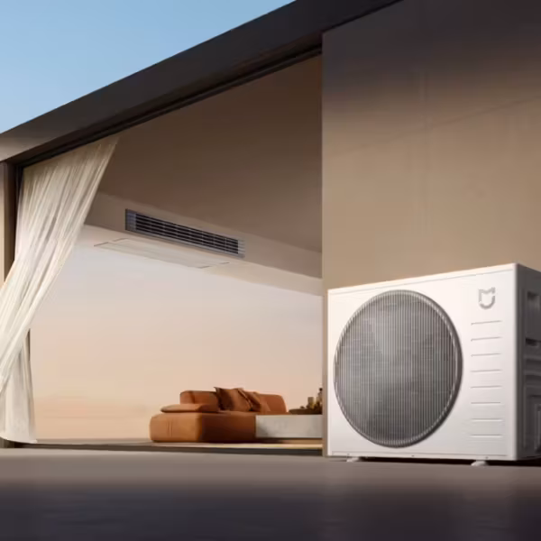 центральный кондиционер Xiaomi Mijia на улице
