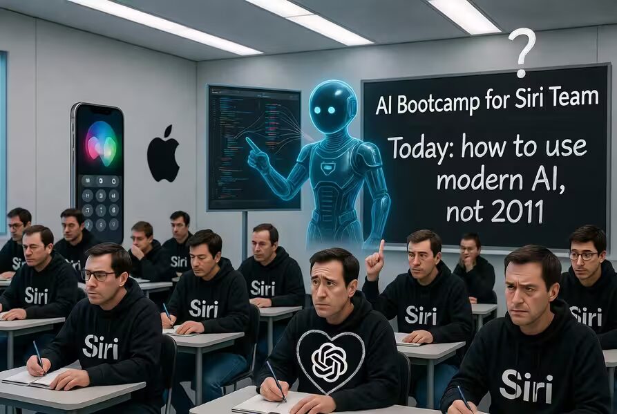Apple отправила разработчиков Siri на обучение ИИ