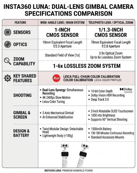 Insta360 Luna получила 6x зум и съёмный модуль