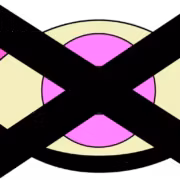 Знак предупреждения с надписью spoilers warning и глазом