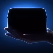 Крупный план мини-ПК Lenovo Lecoo с подсветкой