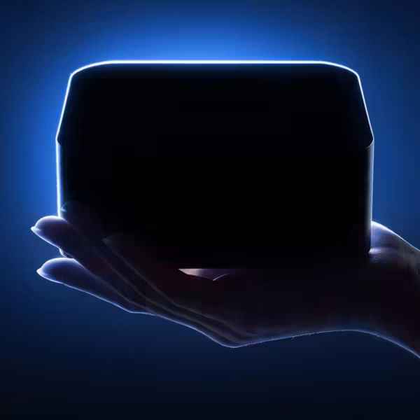 Крупный план мини-ПК Lenovo Lecoo с подсветкой