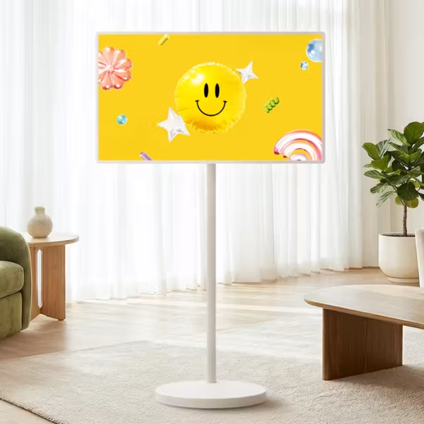 Портативный телевизор LG StandbyMe 2 Max с желтым экраном