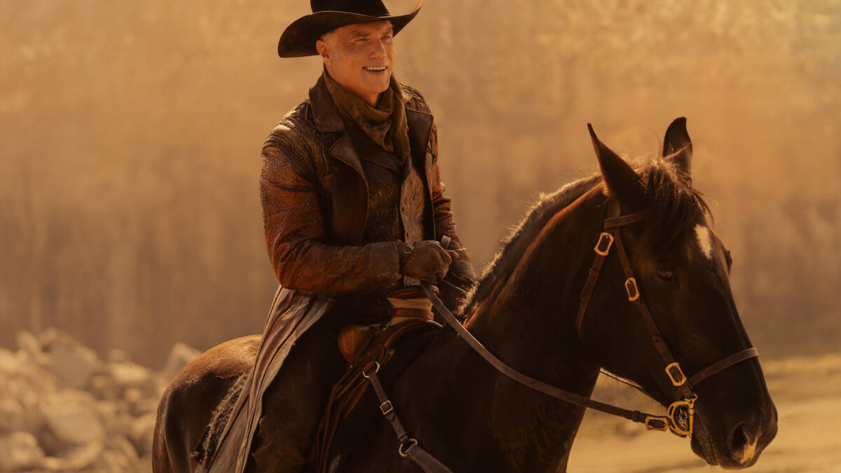 Ковбой на лошади в закате в сериале «Звёздный путь: Странные новые миры»