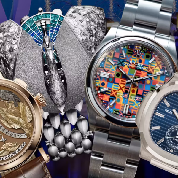 Крупные часы Rolex Yacht-Master II детали циферблата и браслета