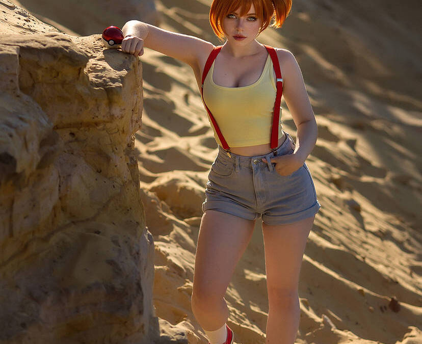 Косплей Мисти из Покемонов от ashenReina на песке