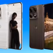 Пять смартфонов Motorola Edge 70 Pro+ разных цветов