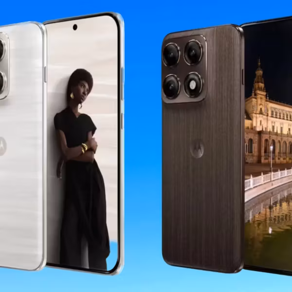 Пять смартфонов Motorola Edge 70 Pro+ разных цветов