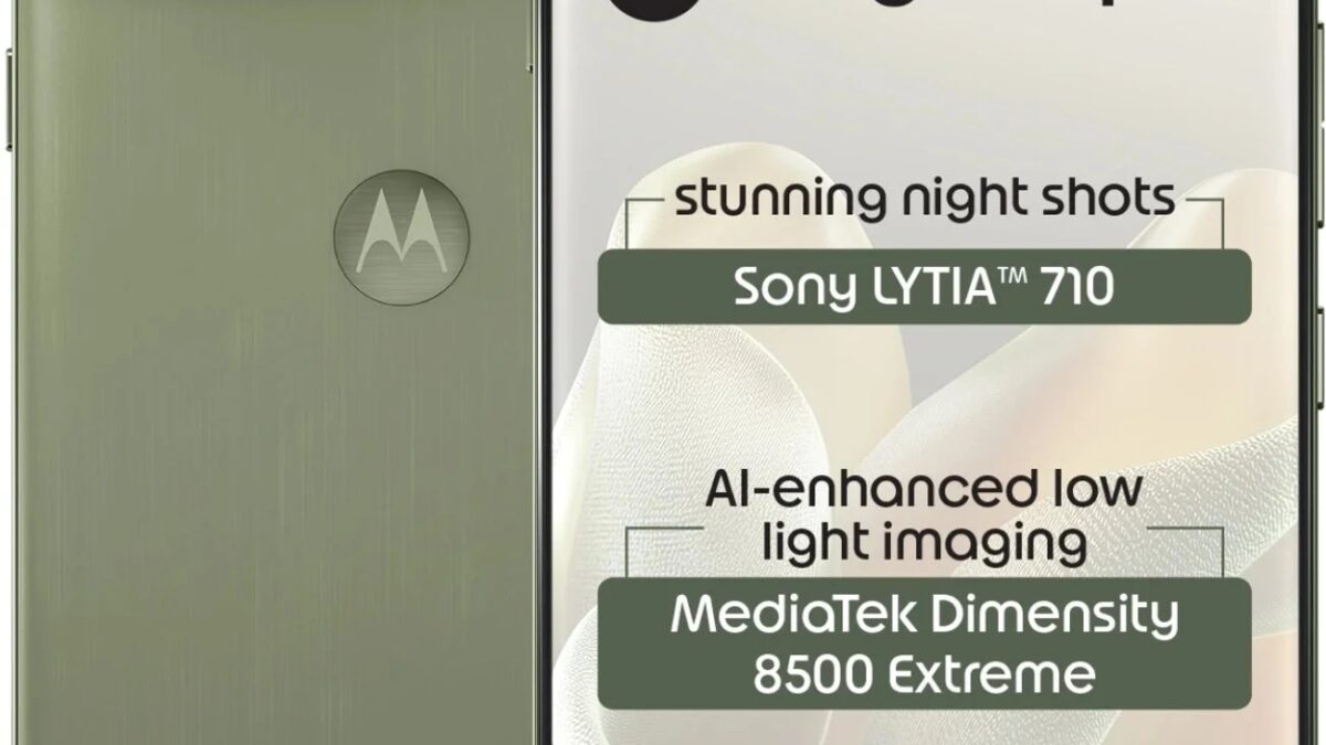 Модуль камеры Motorola Edge 70 Pro с четырьмя объективами