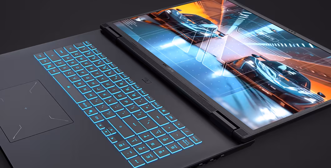 Игровой ноутбук Gigabyte Gaming A18 PRO с подсветкой клавиатуры