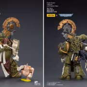 Модель робота с оружием и механическими деталями