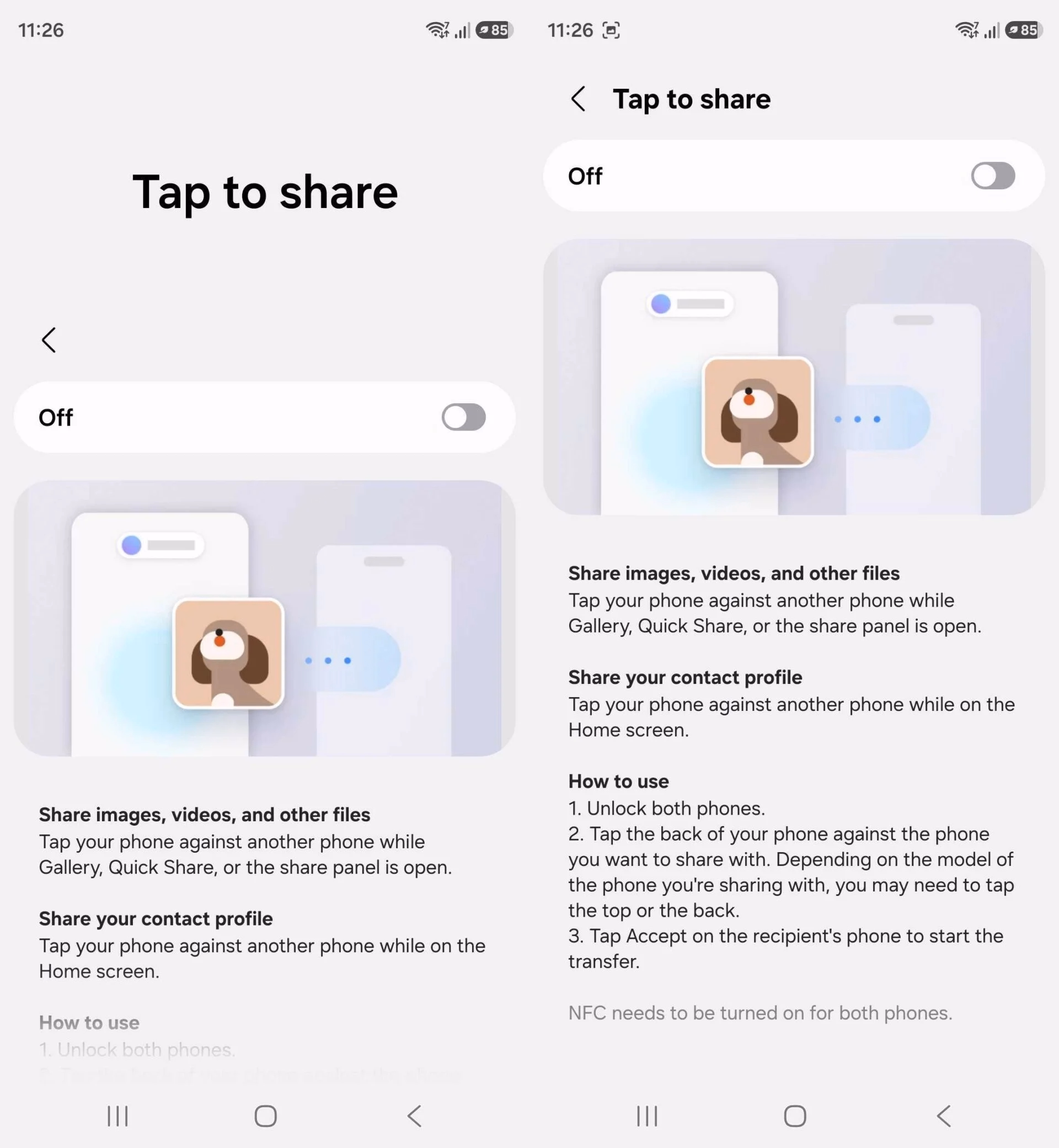 One UI 9 получит Tap to Share и виджеты Bixby