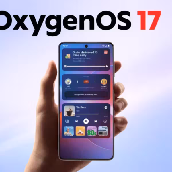 Экран смартфона OnePlus с интерфейсом OxygenOS 17