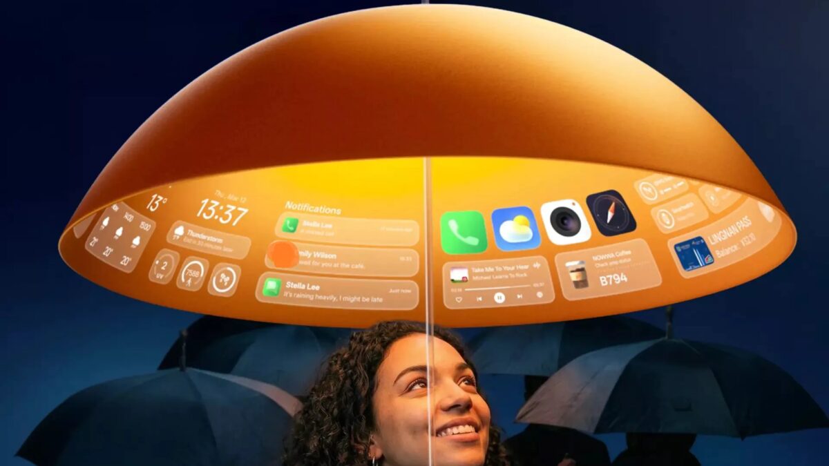 Умный зонт Find U с экраном и AI от Oppo