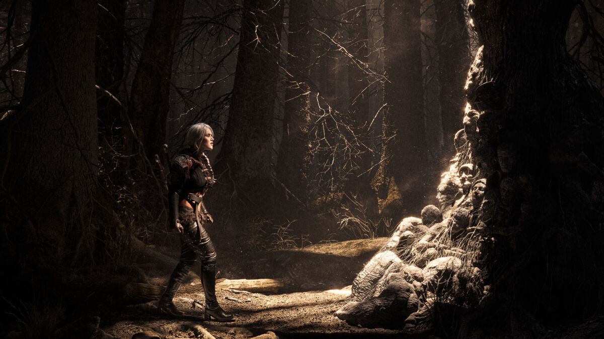 Откровенный косплей Цири из Ведьмака 4 Лада Люмос