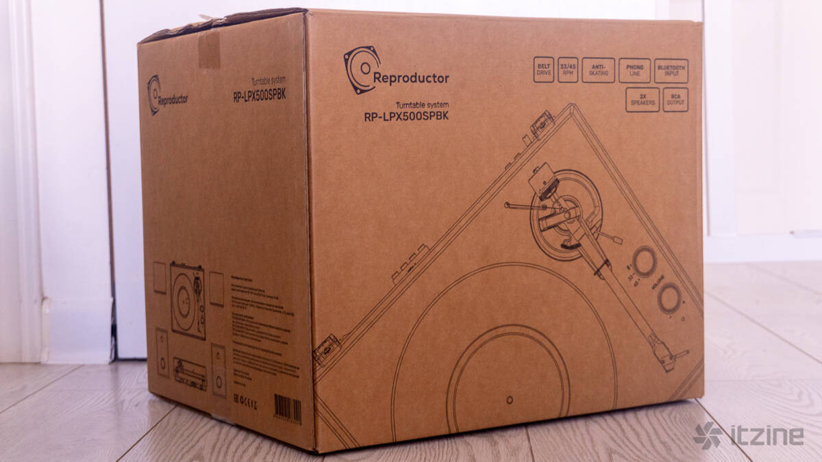 Коробка винилового проигрывателя Reproductor RP-LPX500SPBK