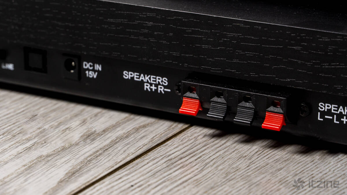 задняя панель Reproductor RP-LPX500SPBK виды подключений