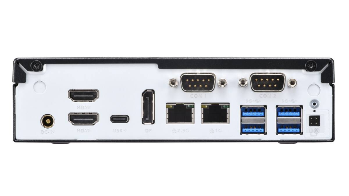задняя панель мини-ПК Shuttle XPC Slim DB860