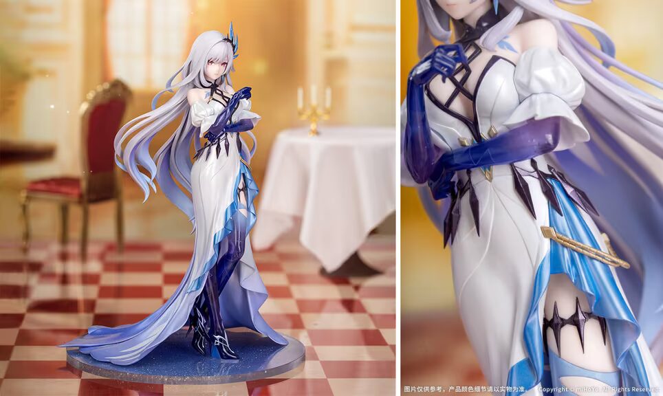 Статуя Скирк из Genshin Impact от Myethos на подставке