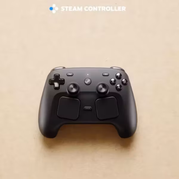 геймпад Steam Controller черный с кнопками и стиками