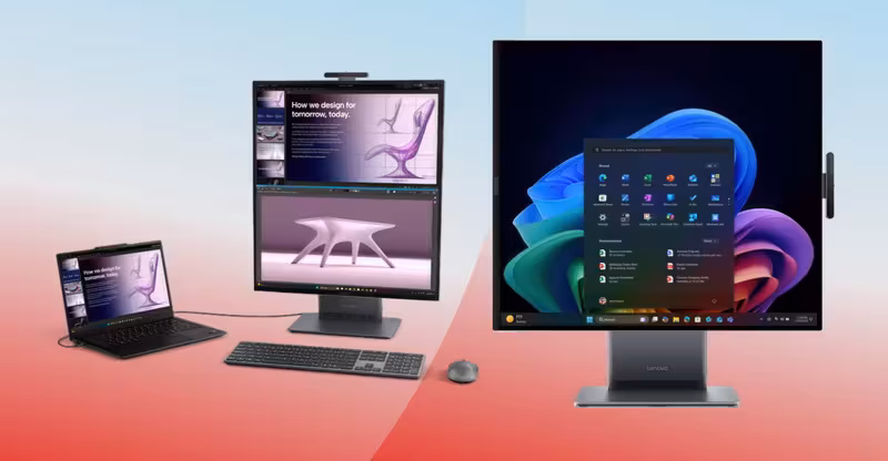 Lenovo выпустила почти квадратный ThinkCentre X AIO Aura Edition