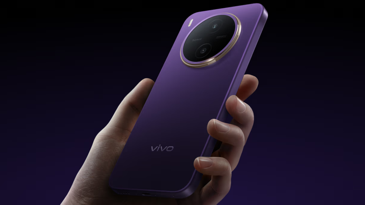 фиолетовый сзади Vivo Y600 Pro смартфон круглый модуль камеры