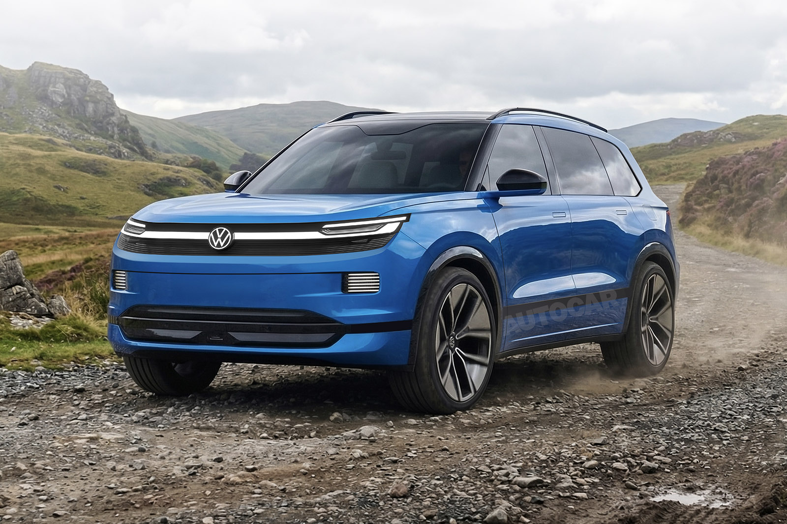 Volkswagen готовит электрический Touareg на замену уходящему