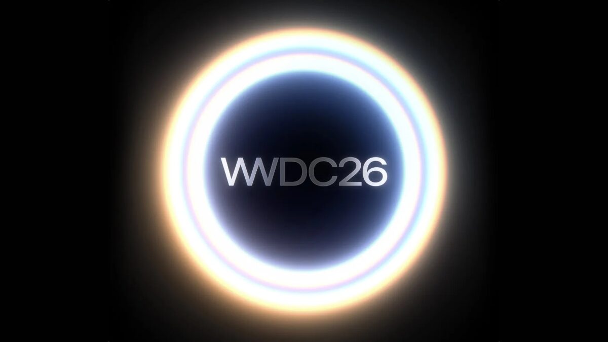 Кольцевая структура светового пятна с надписью WDC26