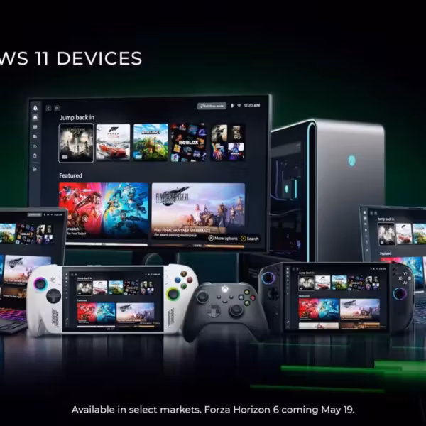 экран с интерфейсом Xbox Mode на ПК Windows 11