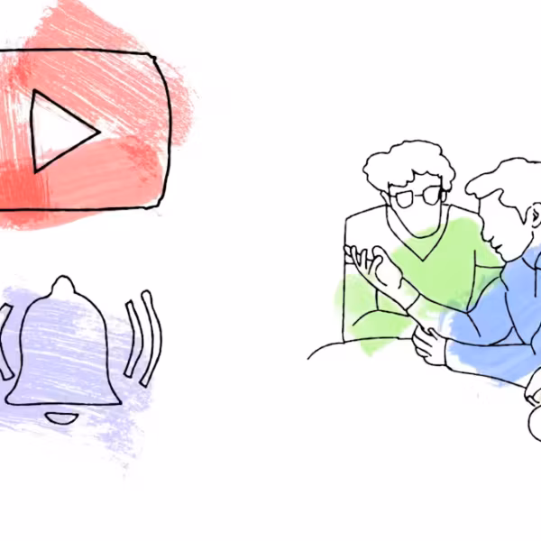 Социальная сеть YouTube, уведомление и обсуждение в группе