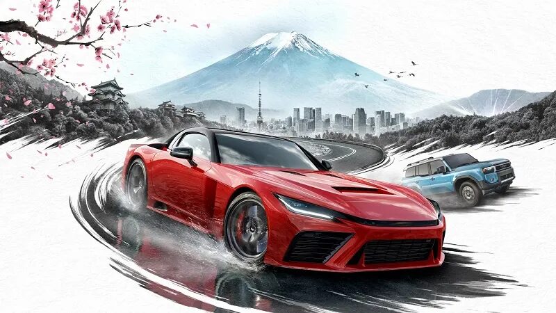 Красная спортивная машина Toyota Supra Forza Horizon 6